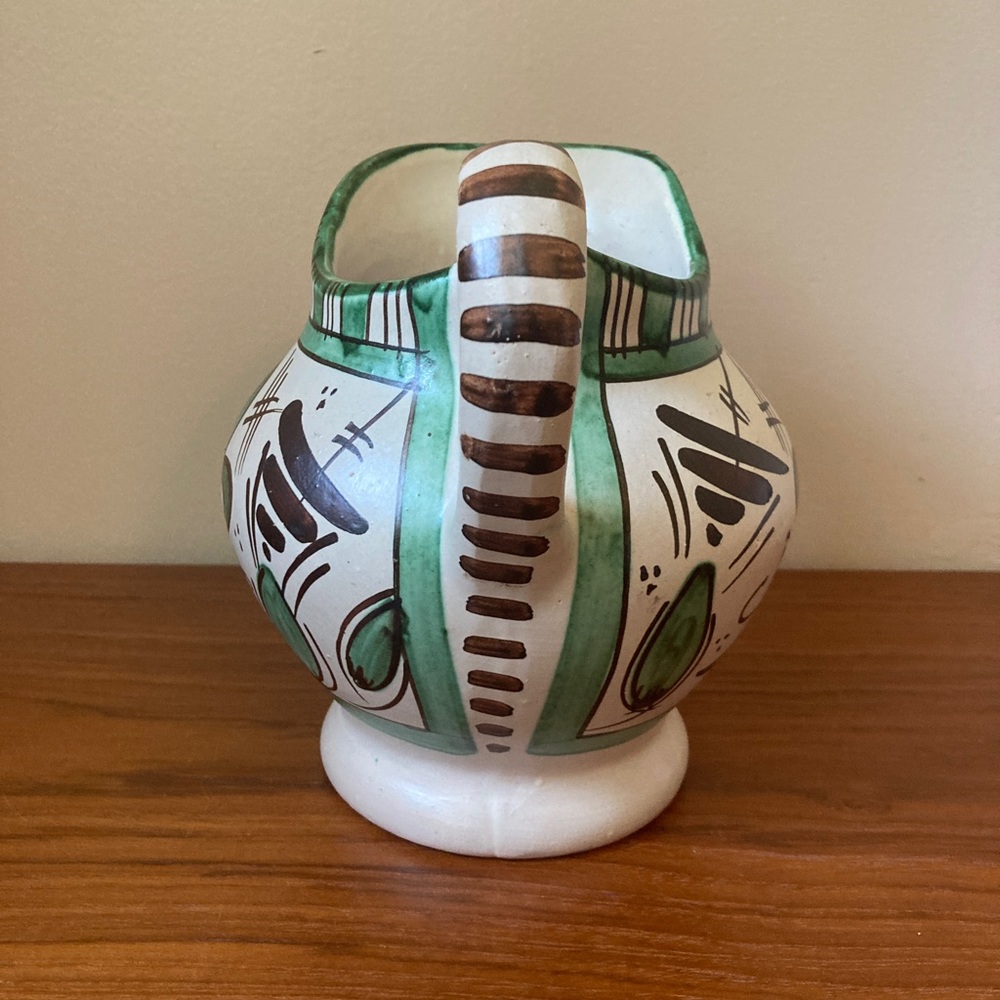☘️PUNTER RARE Vintage Signed Domingo 773 Spanish Ceramic Pitcher - Picture 4 of 6